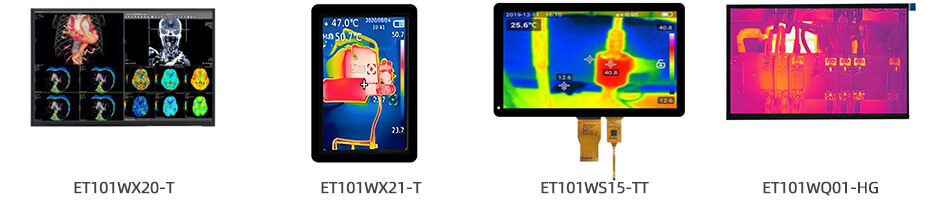 10.1 Inch TFT LCD Display 800×1280 MIPI High Brightness LCD Display With Capacitive Touch for Measuring Rangefinder Display Solution