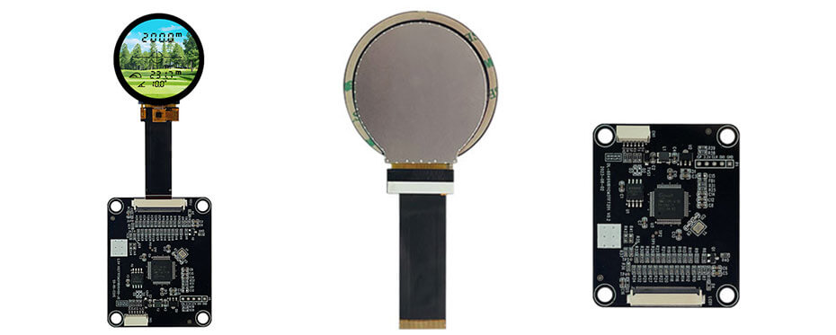 2.1 Inch TFT LCD Display 480×480 UART LCD Display With Capacitive Touch for Measuring Rangefinder Display Solution