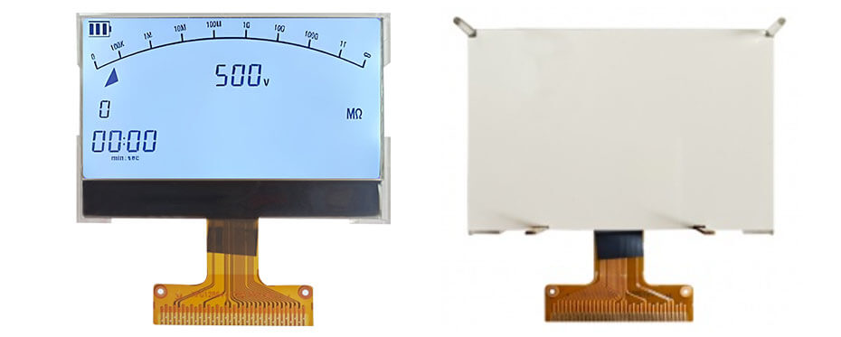 2.15 Inch LCD Display 128×64 CPU Monochrome Display With 4-wire Resistive Touch for Measuring Rangefinder Display Solution