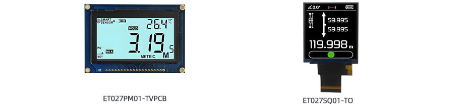 2.7 Inch Monochrome OLED Display 128×64 CPU SPI I2C OLED Display for Measuring Rangefinder Display Solution