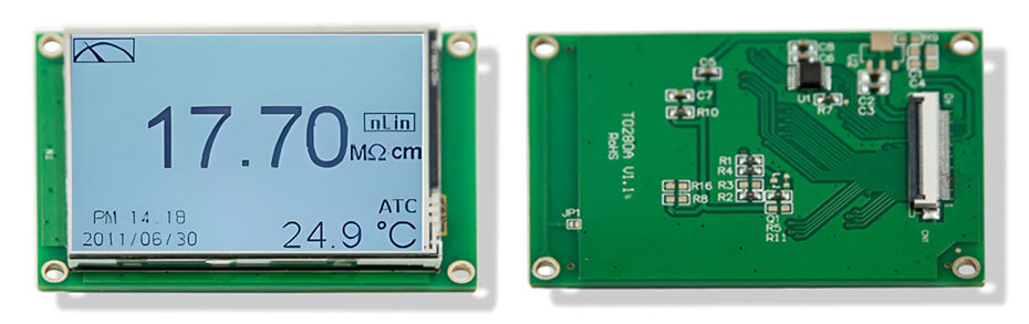 2.8 Inch TFT LCD Display 240×320 CPU LCD Display With 4-wire Resistive Touch for Measuring Rangefinder Display Solution