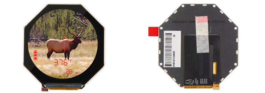 3.34 Inch TFT LCD Display 320×320 MIPI LCD Display for Measuring Rangefinder Display Solution