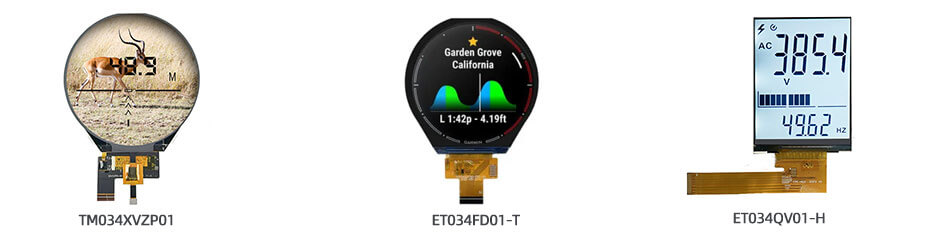 3.45 Inch TFT LCD Display 480×640 MIPI RGB Transflective Display for Measuring Rangefinder Display Solution