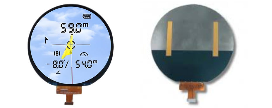 3.6 Inch TFT LCD Display 544×506 TTL High Brightness LCD Display for Measuring Rangefinder Display Solution