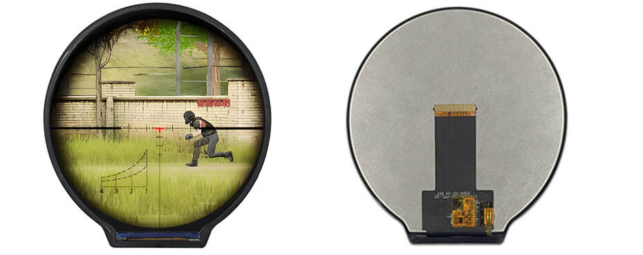 4 Inch TFT LCD Display 720×720 MIPI 1200nits High Brightness LCD Display for Measuring Rangefinder Display Solution