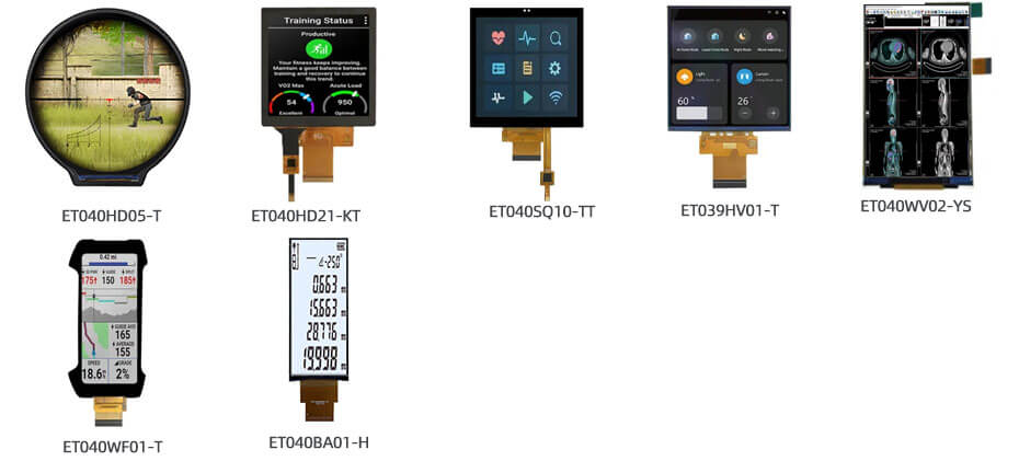 4 Inch TFT LCD Display 720×720 MIPI 1200nits High Brightness LCD Display for Measuring Rangefinder Display Solution