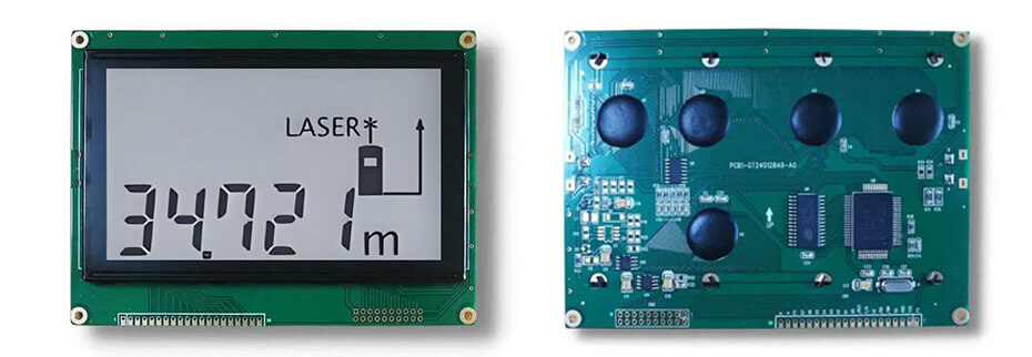 4.8 Inch TFT Display 240×128 CPU Monochrome Display for Measuring Rangefinder Display Solution