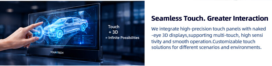 4K Ultra HD Naked-Eye 3D Advertising Display