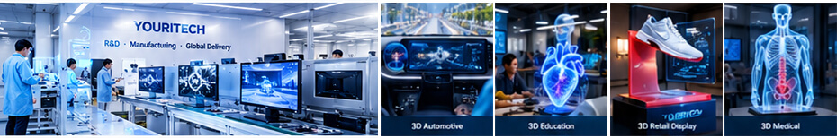 4K Ultra HD Naked-Eye 3D Advertising Display