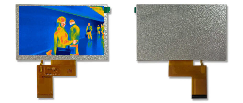 5 Inch TFT LCD Display 800×480 TTL 1000nits High Brightness Wide Temperature LCD Display for Measuring Rangefinder Display Solution